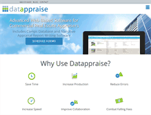 Tablet Screenshot of datappraise.com